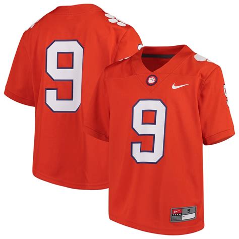 preschool nike orange clemson tigers replica football jersey|clemson youth shirt.